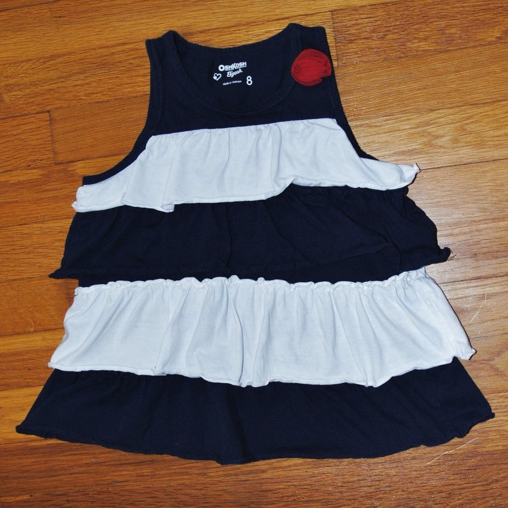 OshKosh 4th of July Red, White & Blue Top